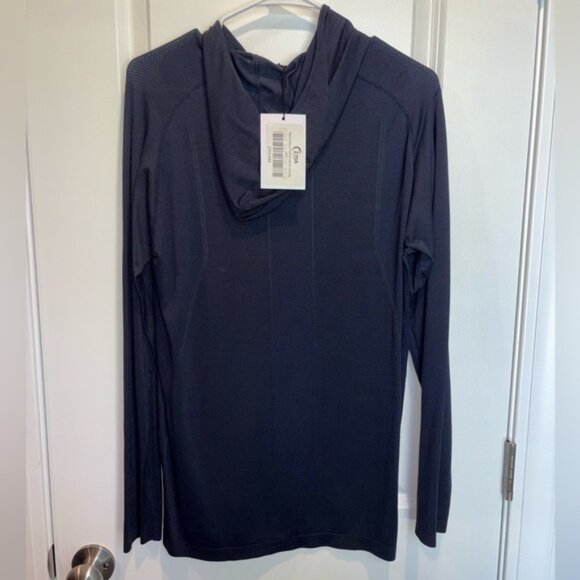 Zyia Men's Navy Performance Hoodie - Picture 2 of 3